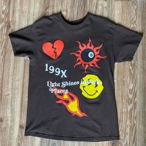 Pacsun “Light Shines In Dark Places” Brown T-Shirt
